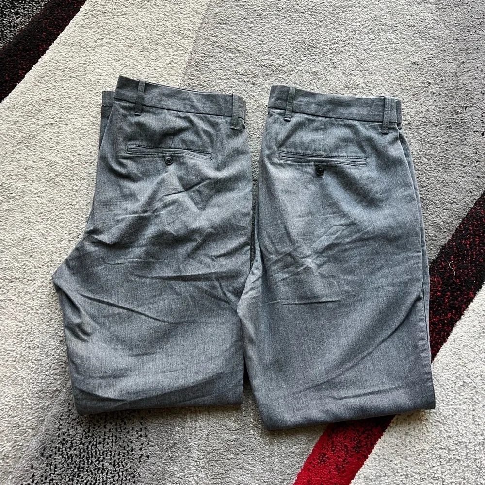 Gap Gray Straight Leg Business Casual Pants Bundle